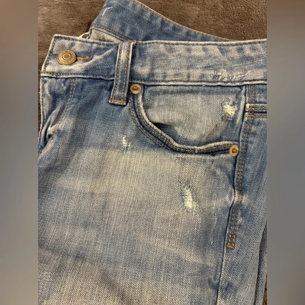 🩵LOFT • Modern Slim lightly distressed jeans • 27/4P • GUC - Picture 3 of 10